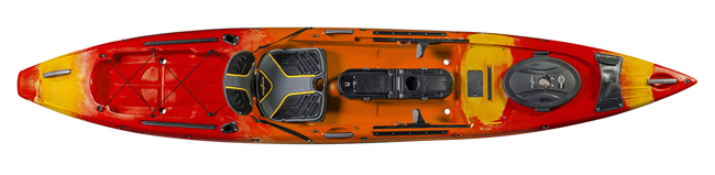 Ocean Kayak Trident 13 Angler in Sunrise Colour
