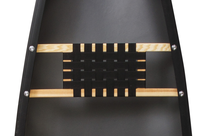 Old Town Wood/Web Canoe Seat - Varnished