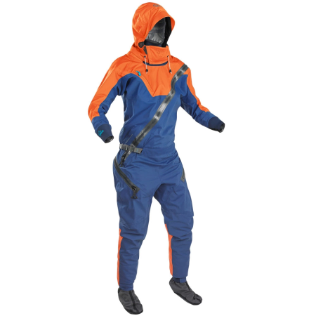 Palm Fuse Action Dry Suit - Navy/Mandarin