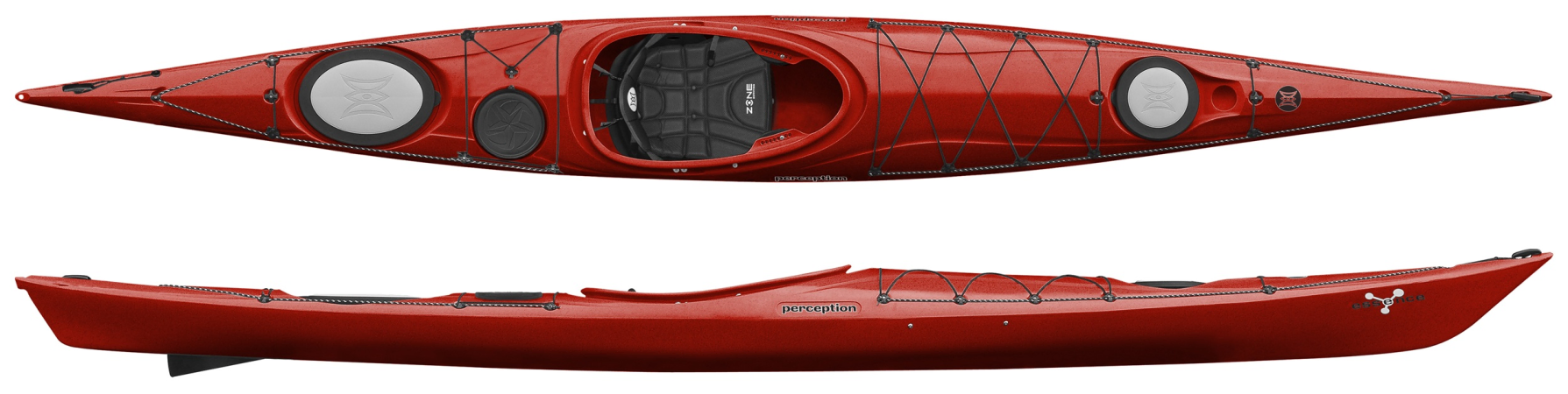 Perception Essence Sea Kayak in Red
