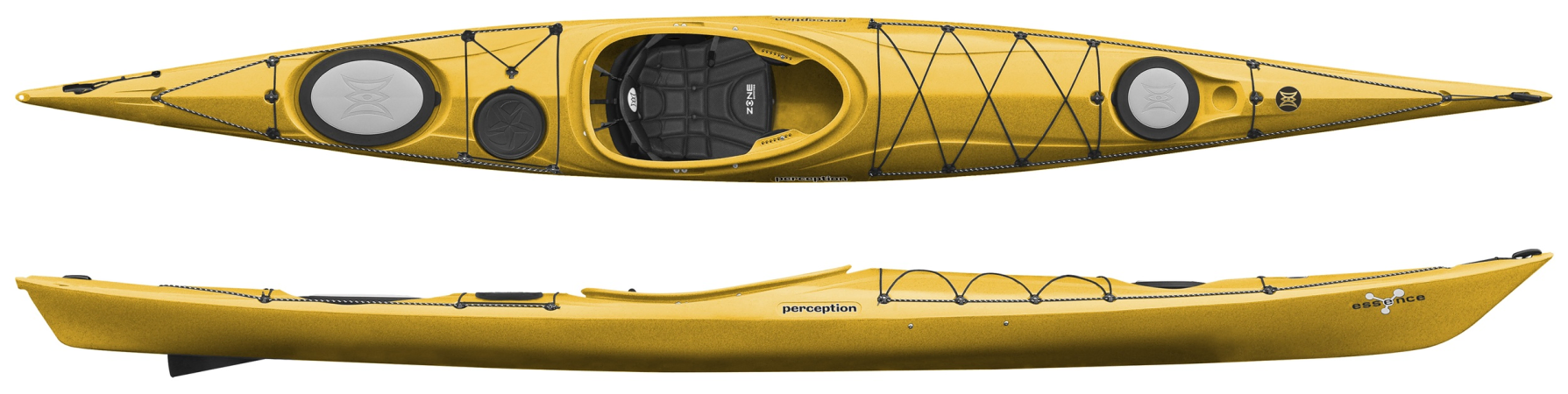 Perception Essence Sea Kayak in Yellow