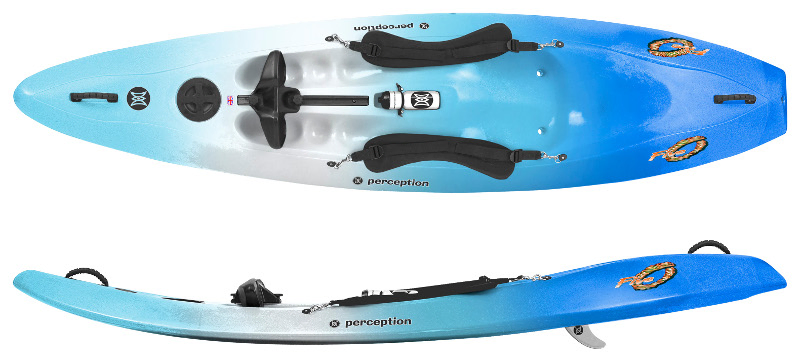 Perception Five-O Surf-On-Top Kayak in Zest