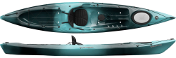 grey teal perception 13foot  sit on top kayak