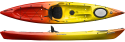 orange red and yellow sit on top 13 foot touring kayak from perception Colour Swatch
