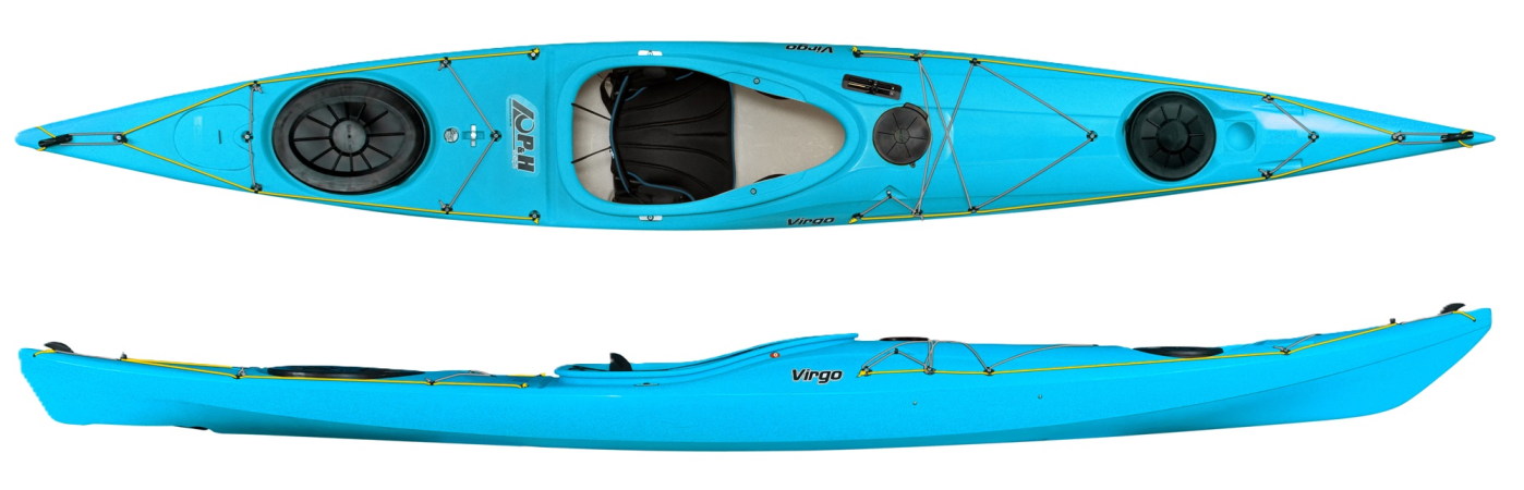 P & H Virgo CLX Sea Kayak - Tahoe Blue