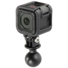 Ram Custom 1-inch Ball Go Pro Adaptor with Go Pro Session