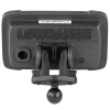 Ram Mount 1in Adaptor Ball fitted to a Lowrance Hook2 (Same fit to Reveal and Eagle 4x and 5)
