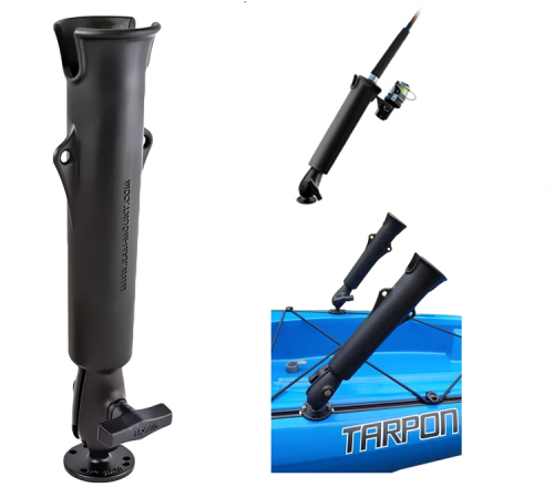 Ram Tube 2008 Rod Holder with Flat Surface Base