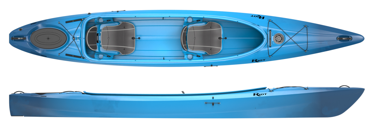 Riot Bayside 15 Tandem - Azure Colour