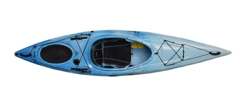 Riot Edge 11 Kayak in Blue White