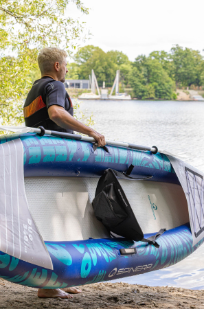Carrying the Spinera 340 Duo Inflatable Kayak