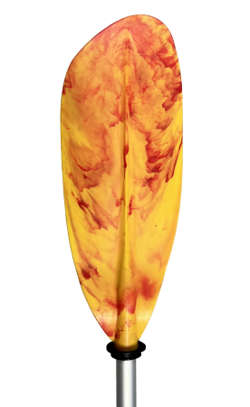 Split Shaft Kayak Paddle - Flame Orange