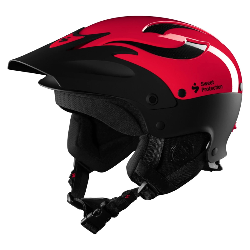 Sweet Rocker Paddlesport Helmet in Gloss Poppy Red