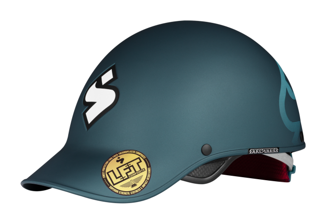 Sweet Strutter Peaked Whitewater Kayaking Helmet - Deep Teal