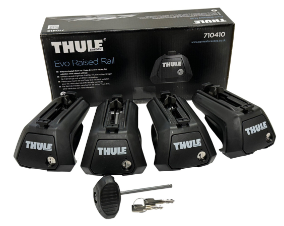 Thule 7104 Raised Rail Evo Foot Pack