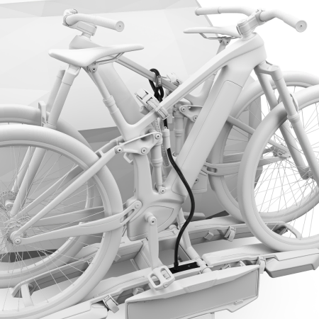 Thule High Grade Lock used to lock bikes to bike rack