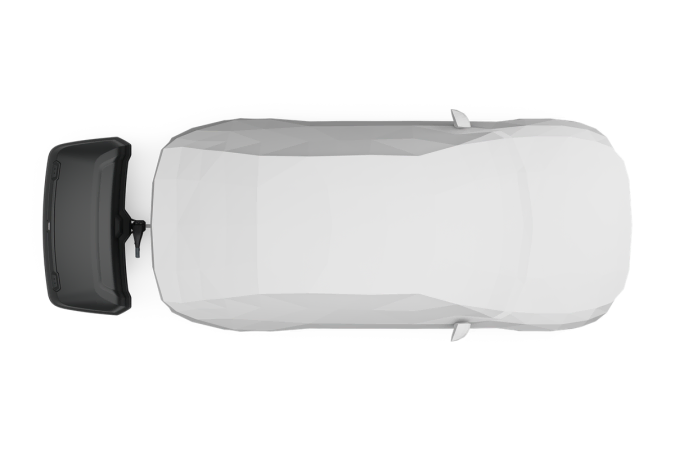 Thule Arcos Large Cargo Box viewed from above