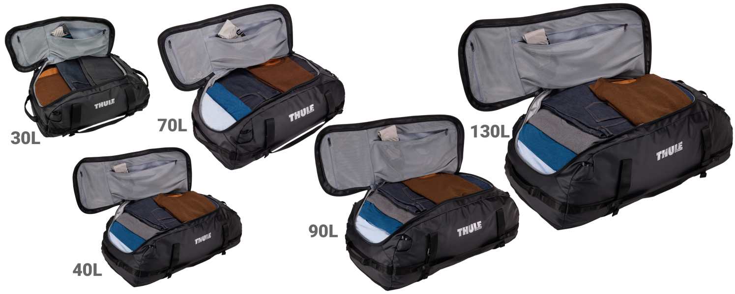 Thule Chasm Duffel Bag - Packing Examples