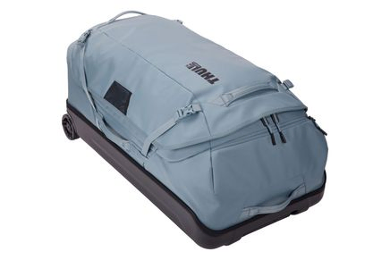 the Thule Chasm Rolling Duffel is designed to lie flat and be easy to lift out of car boots