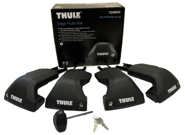 Thule Edge Flush Rail Footpack suits vehicles with factory fitted flush rails 