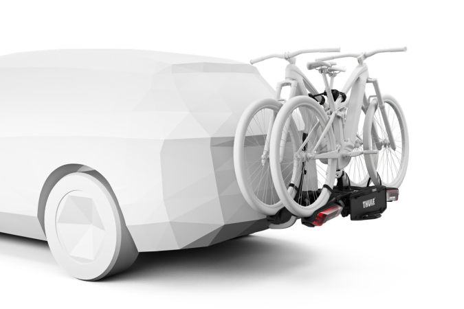 Theul Epos 2 bike rack fitted to an example car