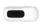 Top down view of the Thule Force 3 Large on a car