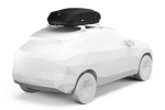 An example of the Thule Force 3 Small Roof Box on a car