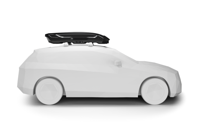 Thule Motion 3 L Large Roof Box on a car