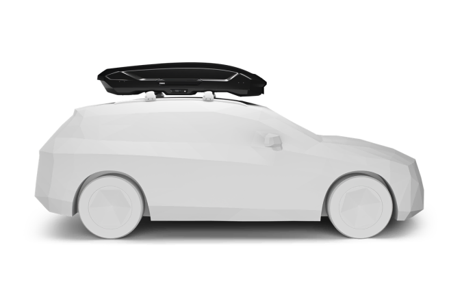 Thule Motion 3 XL Roof Box on an example car
