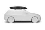 Thule Motion 3 XXL Low Roof Box shown on an example car