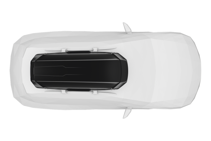 Thule Motion 3 XL Roof Box - Top Down View