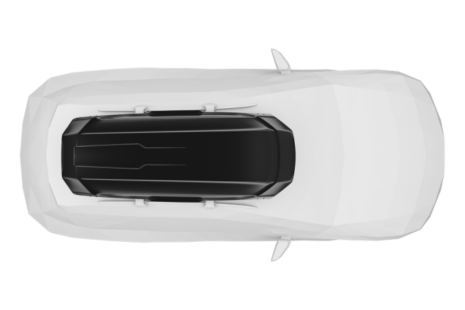 Thule Motion 3 XXL Roof Box - Top Down View