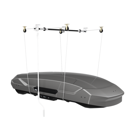 Multilift is ideal for assisting with loading roof boxes on and off a vehicle