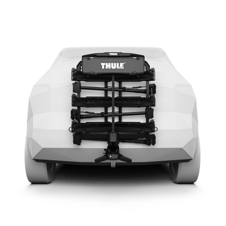 Thue Oupace 3 folded up against the back of a car