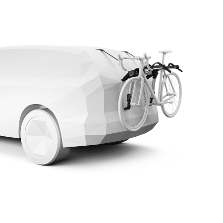 OutWay Hanging 2 rear door mounted cycle carrier - mounting example