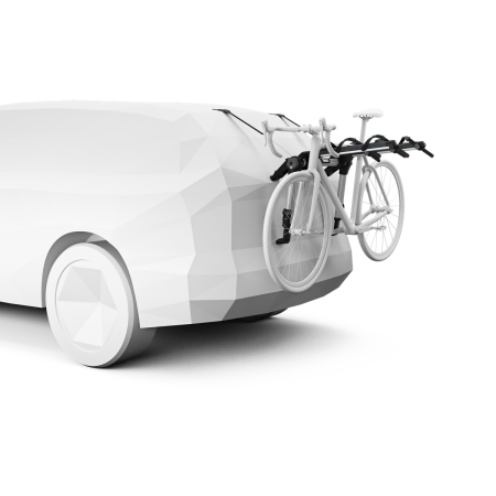 Thule OutWay Hanging 3 fitted to the back fo an example car