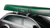Thule Portage for secure transportation of Candian style open canoes