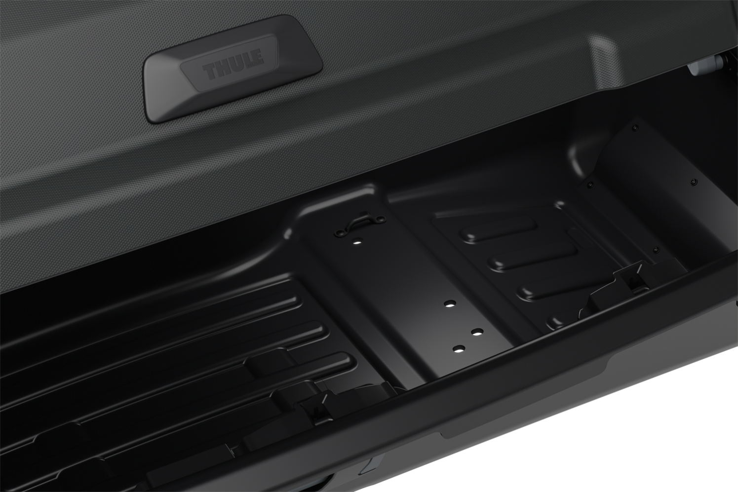 Inside view of the Thule Santu cargo box