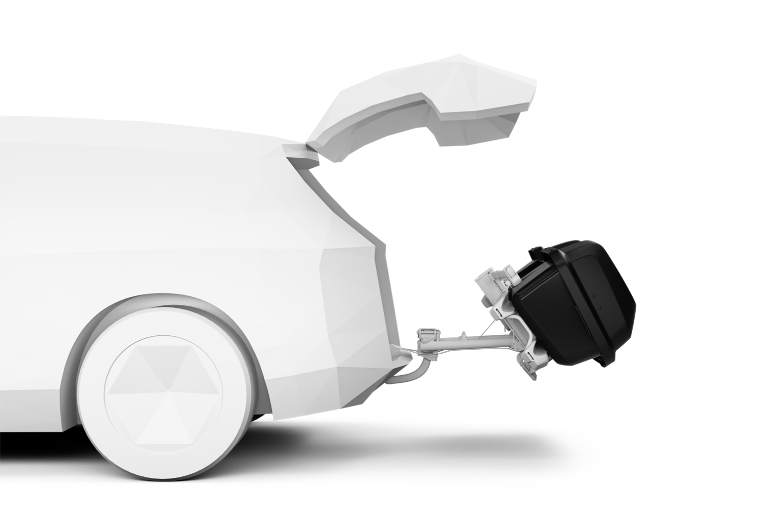 Thule Santu Box - Tilting for Boot Access