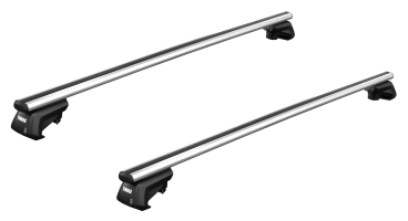 Thule SmartRack XT Aluminium Bar comes in two sizes for vehicles with raised rails