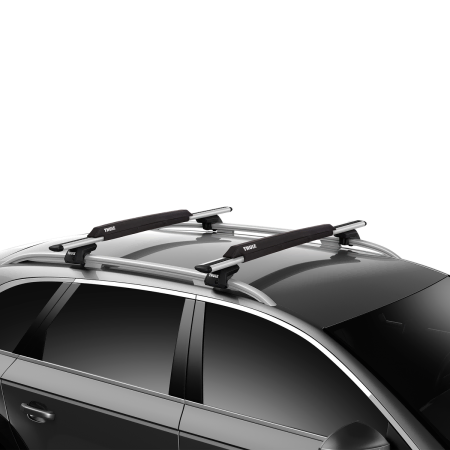 Thule Surf Roof Rack Pads Wide fitted to a Wingbar Roof Rack