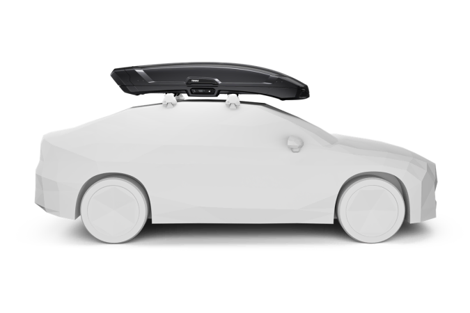 Thule Vector Large Roof Box fitted to an example car