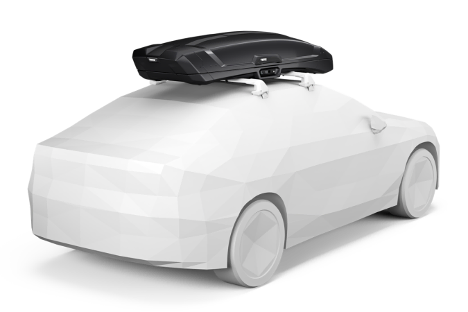 Thule Vector Large Roof Box - shown on a car