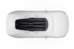 Thule Vector M Roof Box on an example car- top view