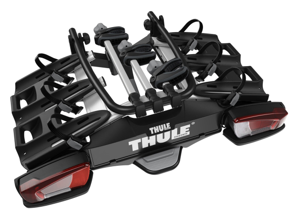 Thule VeloCompact 3 folded up for storage