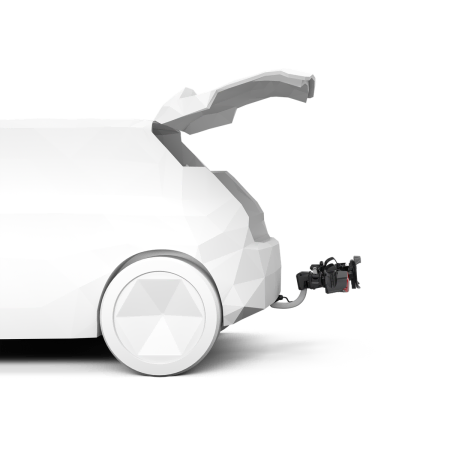 Easy boot access when empty - Thule VeloLite 1 bike rack