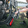 Fitting the Bike Add-on to a Thule VeloSpace 3 - 2 bike carrier is quick and easy