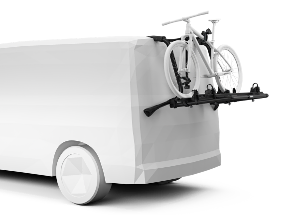 The Thule Wanderway fitted to an example VW Transporter T6 van