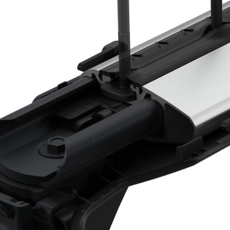 Once installed using an Edge footpack access to the T-Track Slot is easy