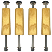 Canoe Seat Hanging Kit - Varnished Dowels